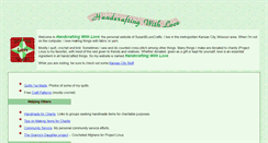 Desktop Screenshot of handcraftingwithlove.net